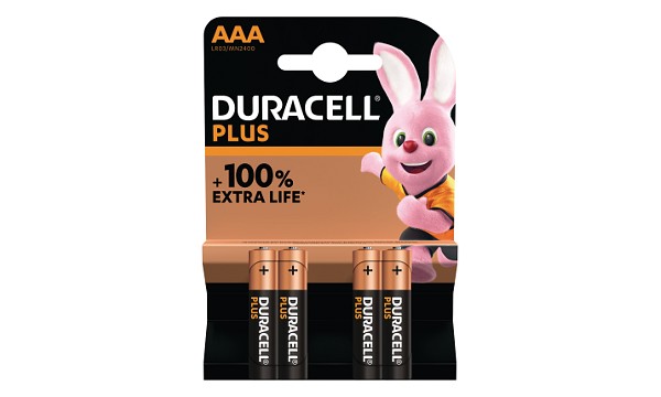 Duracell Plus Power AAA alkaline (4 st)