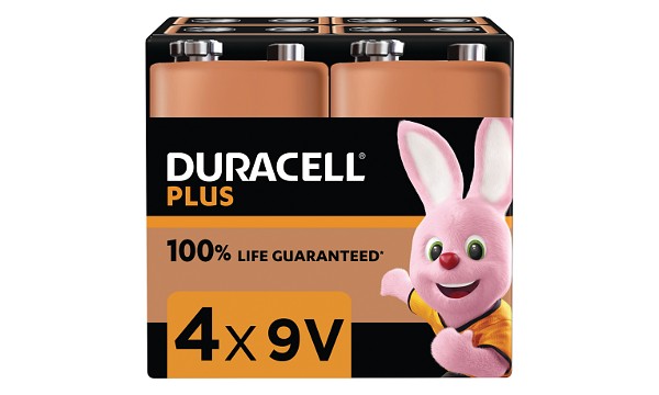 Duracell Plus Power 9V alkaline (4 st)