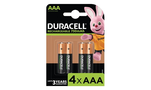 Duracell Stay Charged AAA 750 mAh oplaadbaar (4 st)