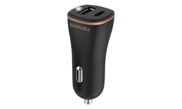 Duracell USB-A + USB-C In-Car Charger