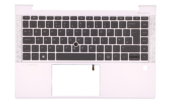 EliteBook 840 G8 TOP COVER w/KBD CP+PS B/L UK Eng