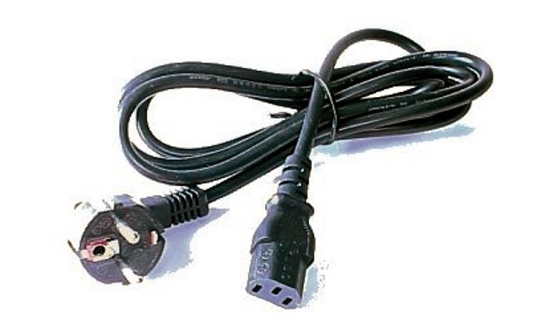 W2371D IEC (Kettle) Lead with EU 2 Pin Plug