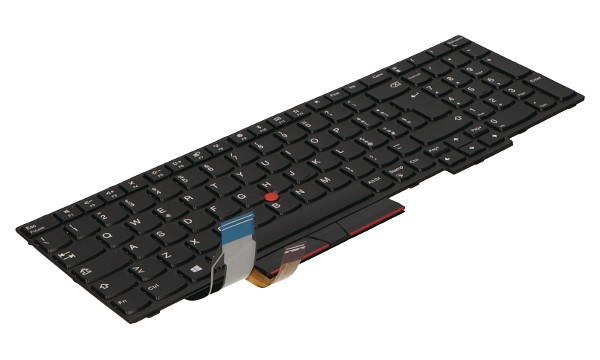 ThinkPad P53s 20N6 Black Backlit Keyboard (Italian)