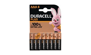 Duracell Plus Power AAA alkaline (8 st)