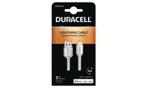 Duracell 1m USB-A to Lightning Cable