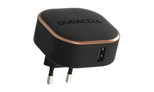 Duracell 2,4A USB telefoon/tablet oplader