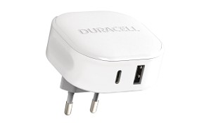 Duracell 30W USB-A + USB-C PPS Charger