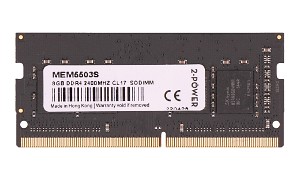 8 GB DDR4 2400MHz CL17 SODIMM